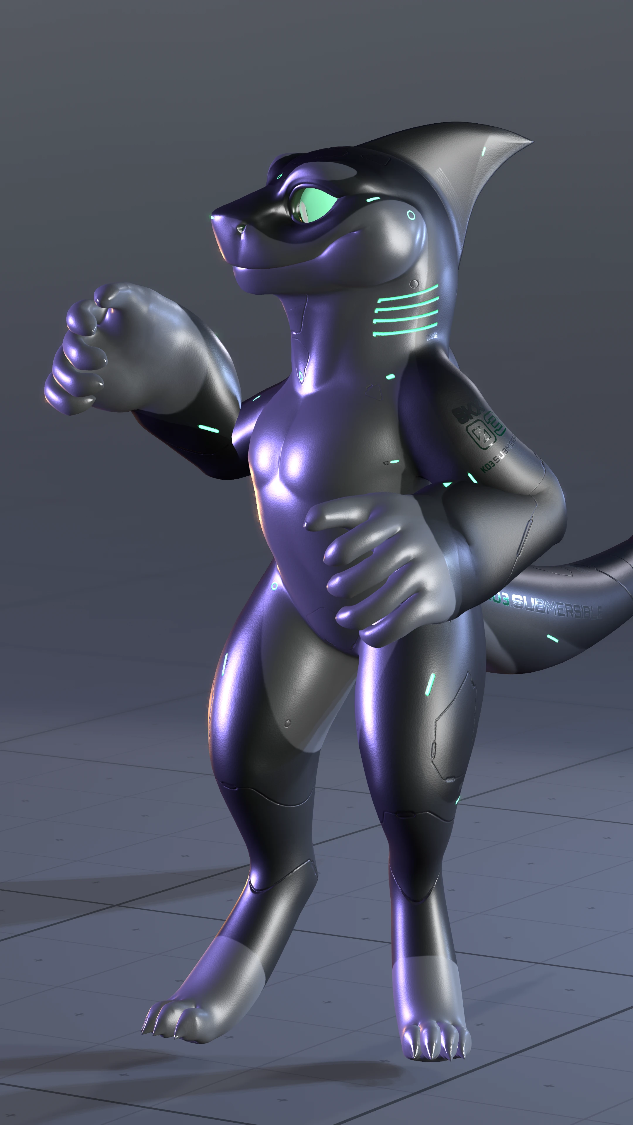 VRChat screenshot of the shark